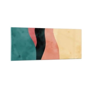 Tablou pe sticlă - Neconformitate compatibilă - 100x40 cm