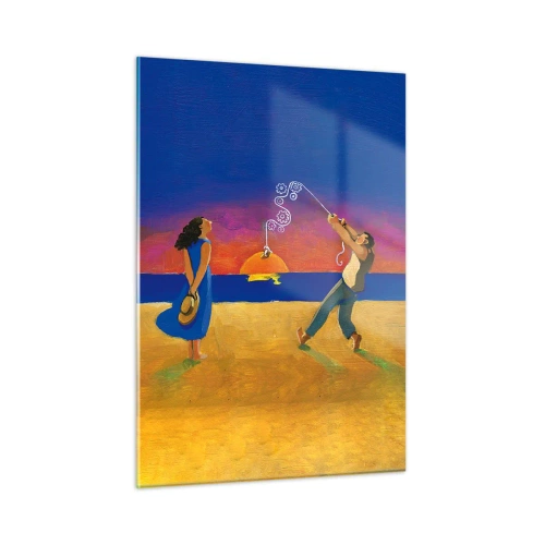 Tablou pe sticlă - Mai mult decât o stea din cer - 50x70 cm