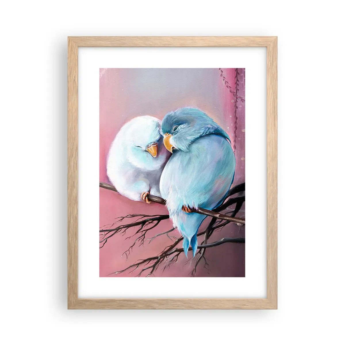 Poster în ramă de stejar deschis - Ce mai este de adăugat?... - 30x40 cm
