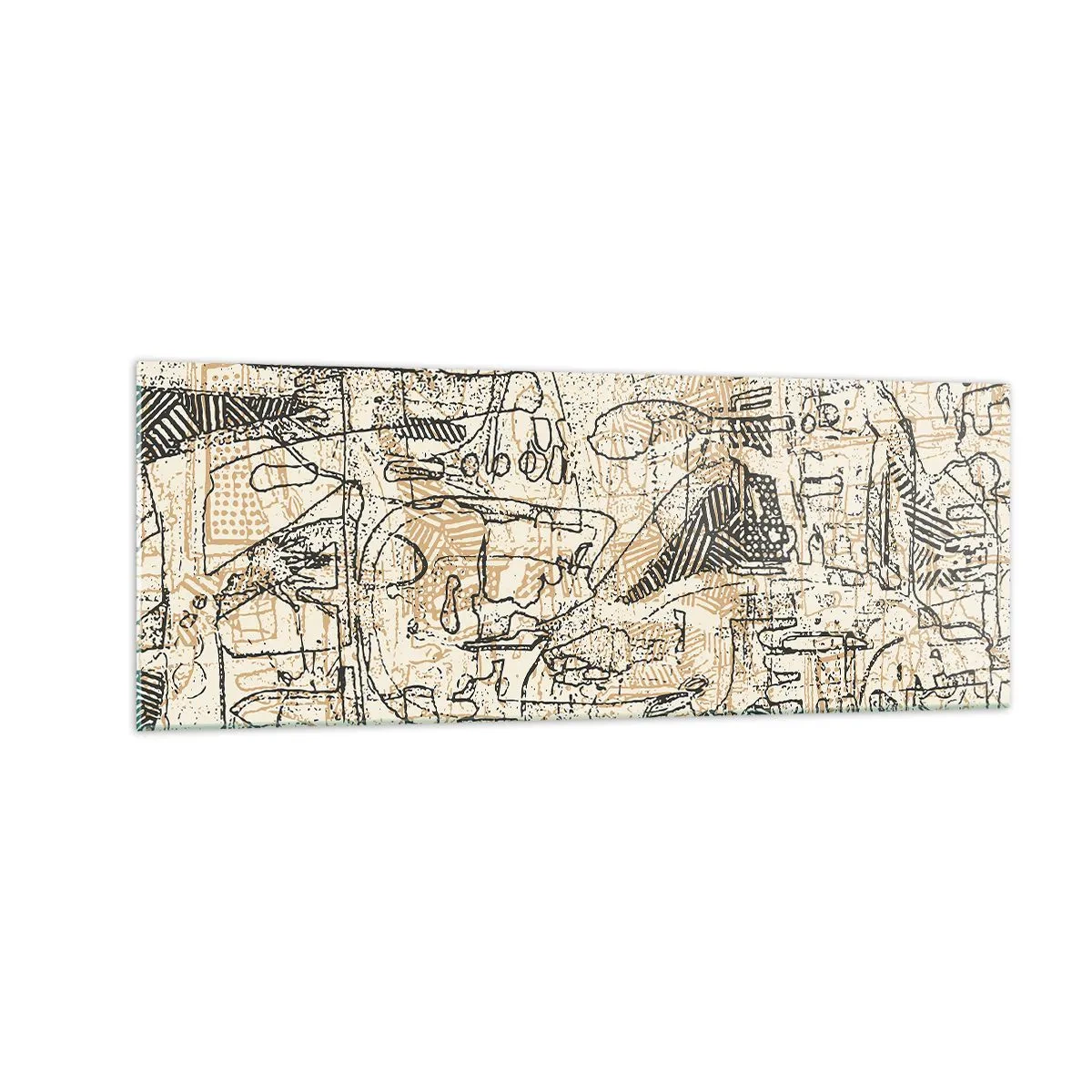 Tablou pe sticlă - Așteaptă să fie descifrat - 140x50 cm