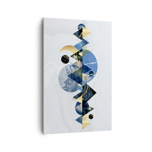 Tablou pe pânză - Peisaj geometric - 80x120 cm