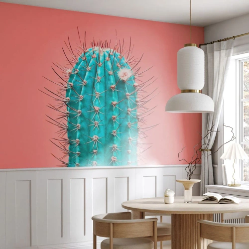 Tapet Premium Sand - Doar privește - Cactus, Pastel, Minimalism - 300x210 cm