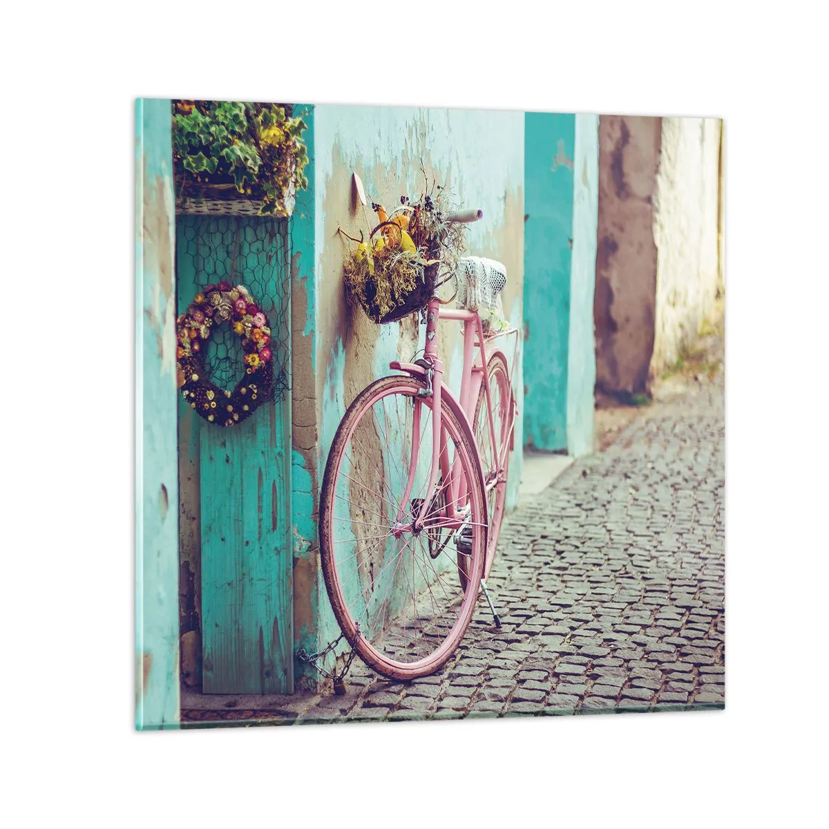 Tablou pe sticlă - Mă întorc imediat - 70x70 cm