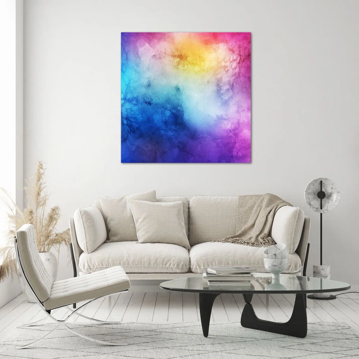 Tablou pe sticlă - Aproape în al șaptelea cer - 70x70 cm