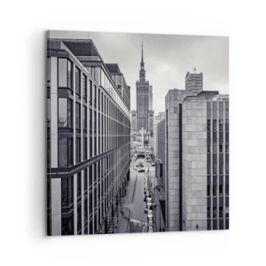 Tablou pe pânză - Vale citadină din Varșovia - 60x60 cm