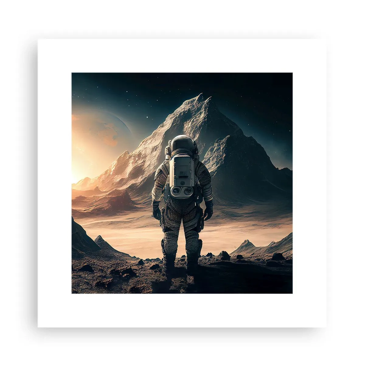 Poster - O nouă provocare - 30x30 cm