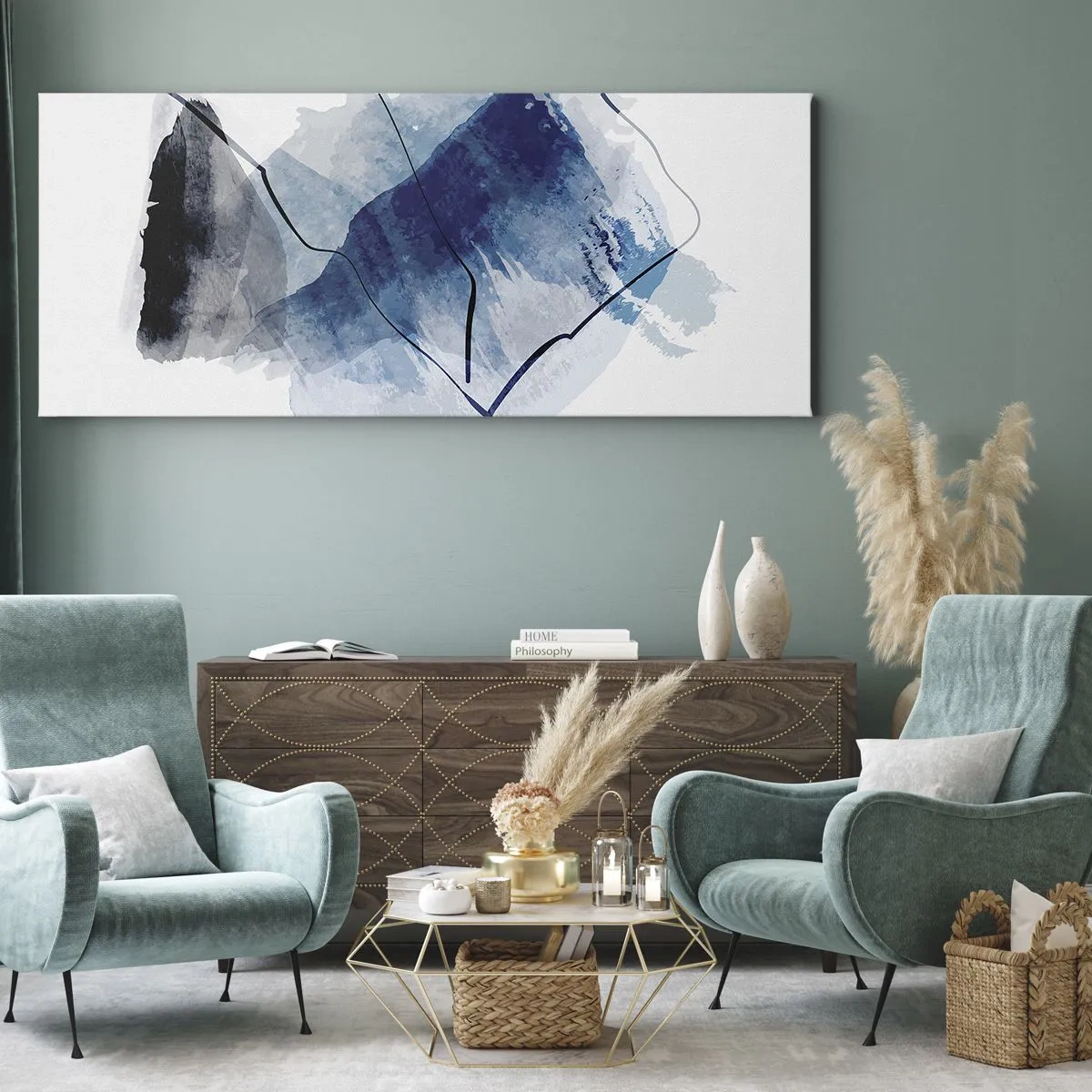 Tablou pe pânză - Iceberg - 100x40 cm