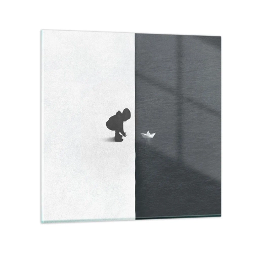 Tablou pe sticlă - Marea expediție - 70x70 cm