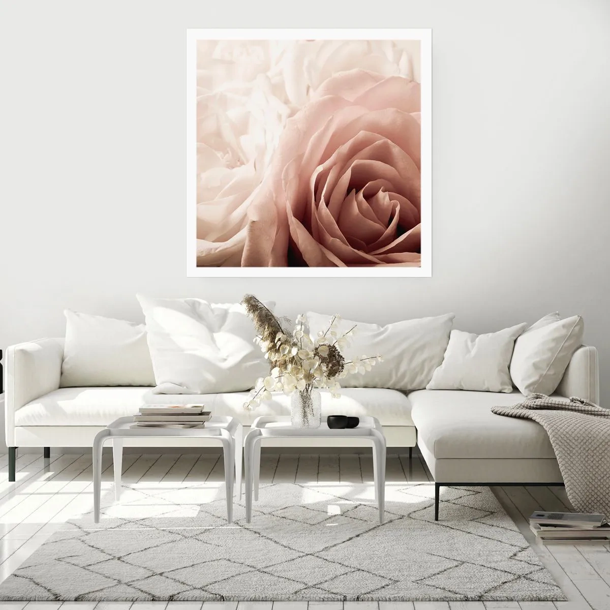 Poster - În inima unui trandafir - 60x60 cm