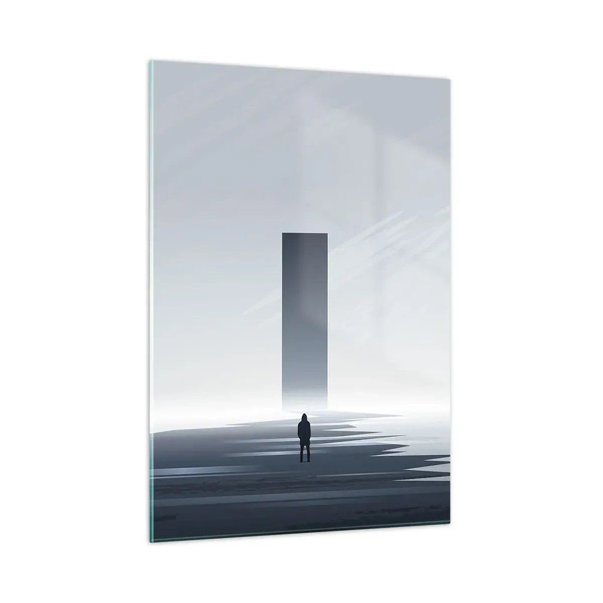 Tablou pe sticlă - Oportunitate sau amenințare? - 50x70 cm