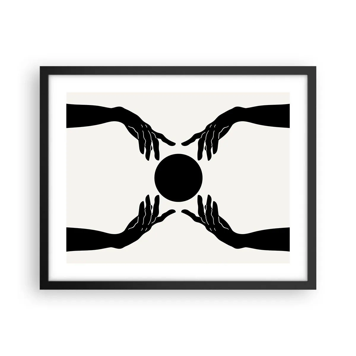 Poster în ramă neagră - Semnul secret - 50x40 cm