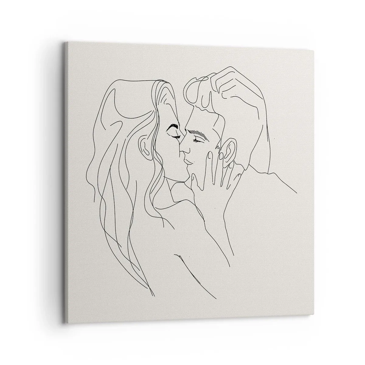 Tablou pe pânză - Încurcați în sentimente - 50x50 cm