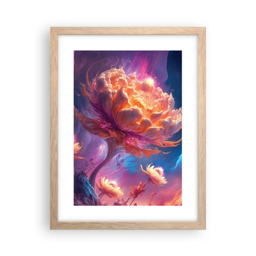 Poster în ramă de stejar deschis - O altă lume - 30x40 cm