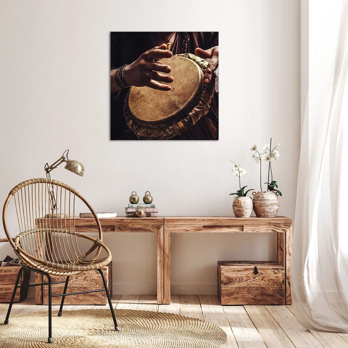 Tablou pe pânză - În ritmul inimii - 50x50 cm