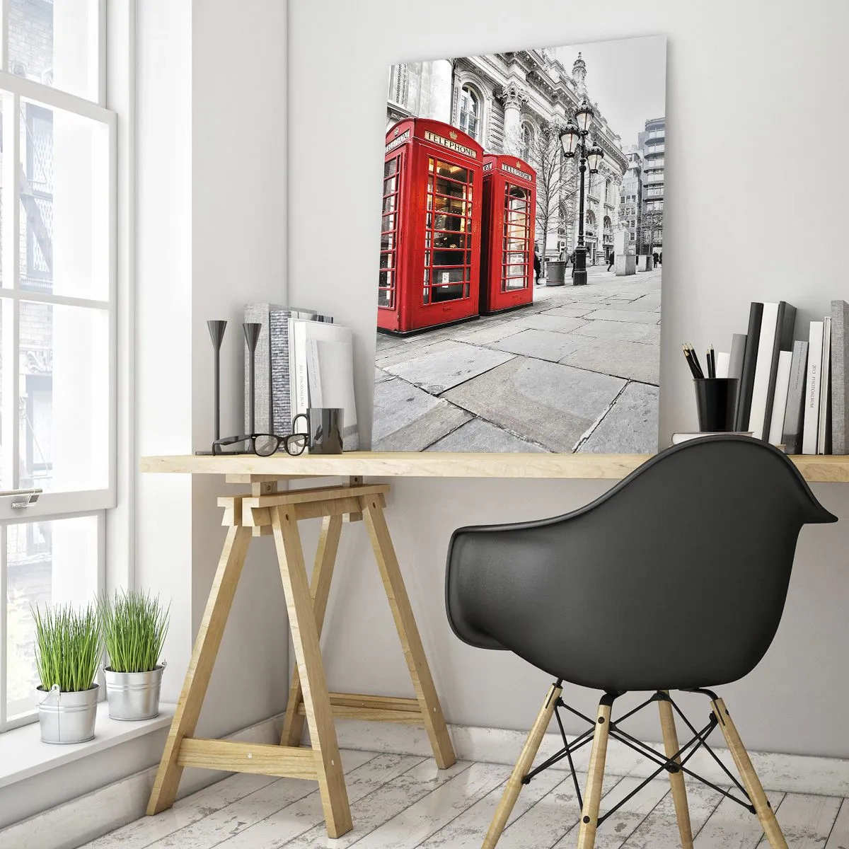 Tablou pe sticlă - Welcome to London - 50x70 cm