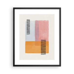 Poster în ramă neagră - Din colț în colț - 40x50 cm