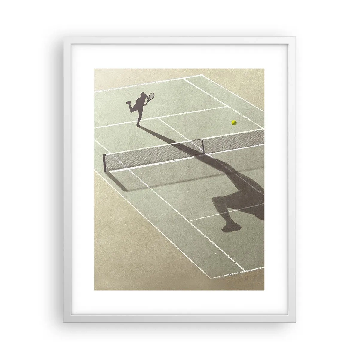 Poster în ramă albă - Învinge-te pe tine însuți - 40x50 cm