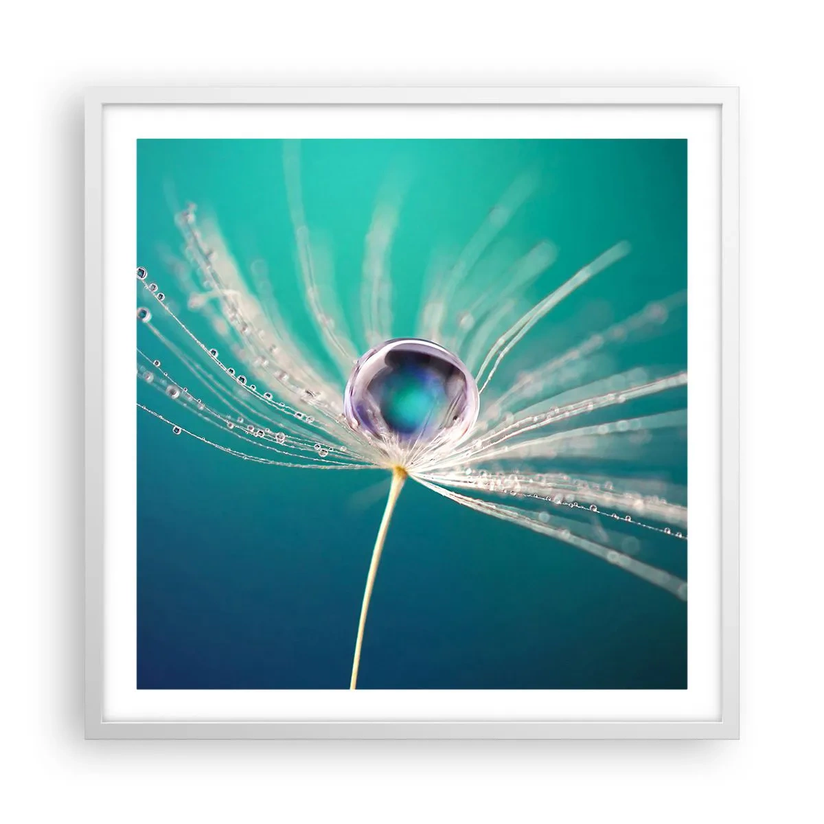 Poster în ramă albă - Moment mistic - 60x60 cm