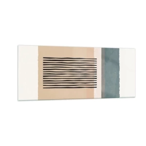 Tablou pe sticlă - Totul este în regulă - 100x40 cm