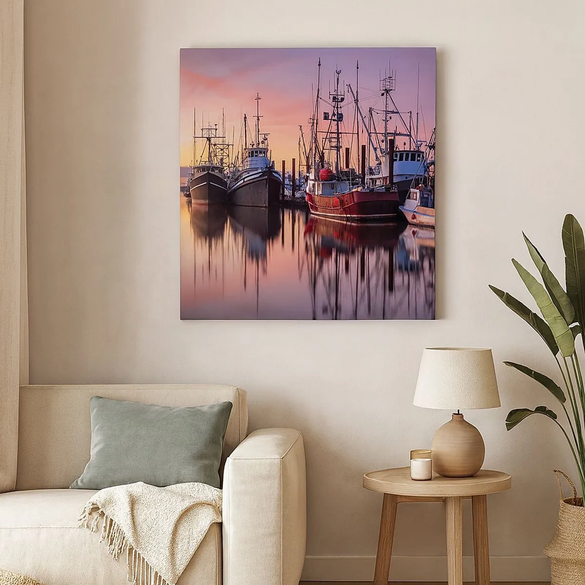 Tablou pe pânză - Înainte de o zi plină - 30x30 cm