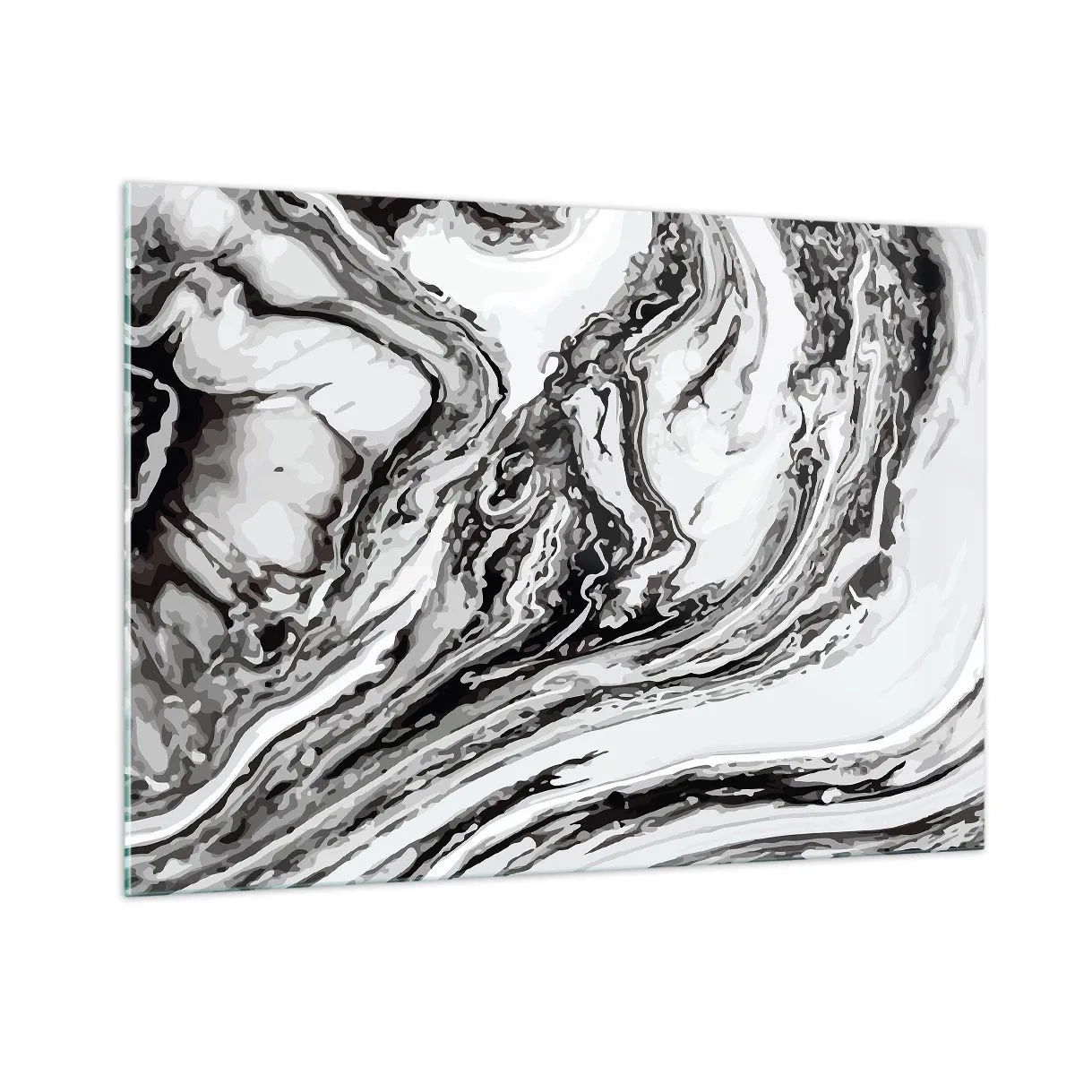 Tablou pe sticlă - La început a fost haos - 100x70 cm