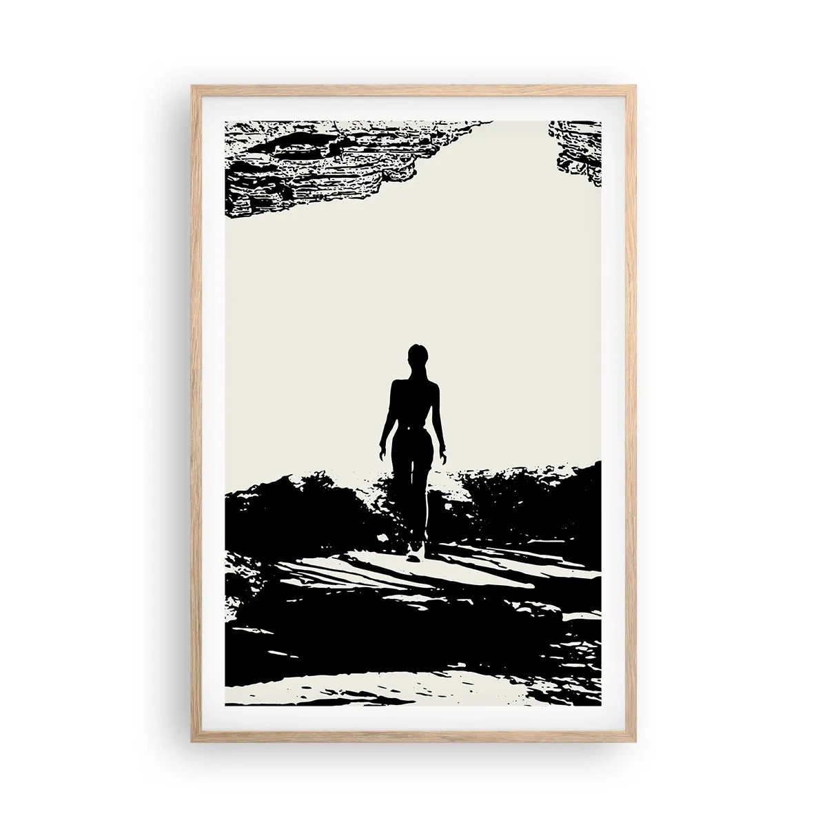 Poster în ramă de stejar deschis - O nouă înfățișare - 61x91 cm