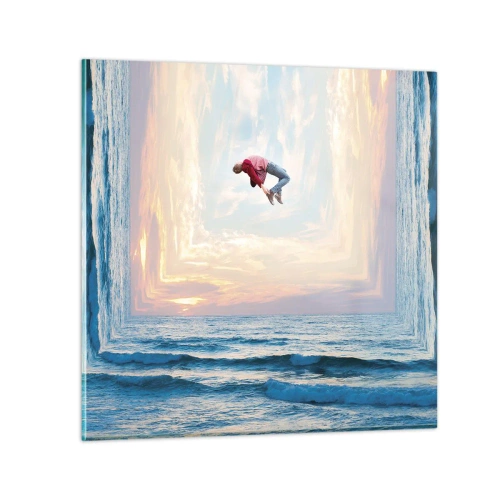 Tablou pe sticlă - Spre o altă dimensiune - 30x30 cm