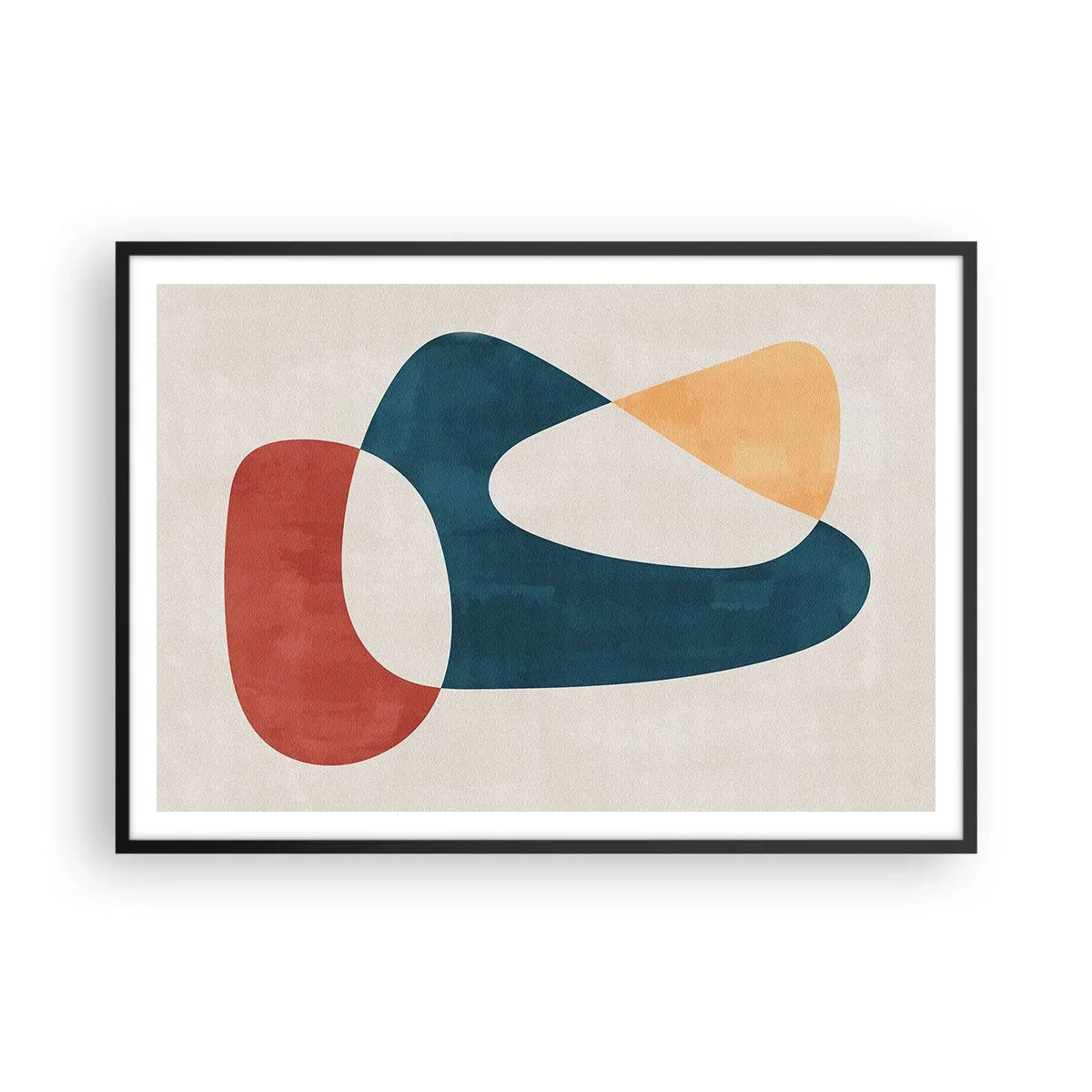 Poster în ramă neagră - Influențe și metamorfoze - 100x70 cm