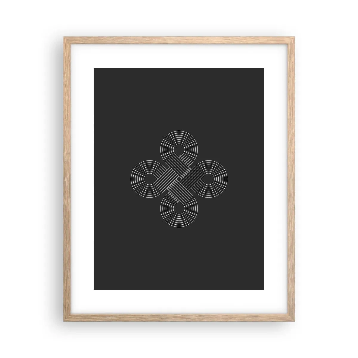 Poster în ramă de stejar deschis - În spirit celtic - 40x50 cm