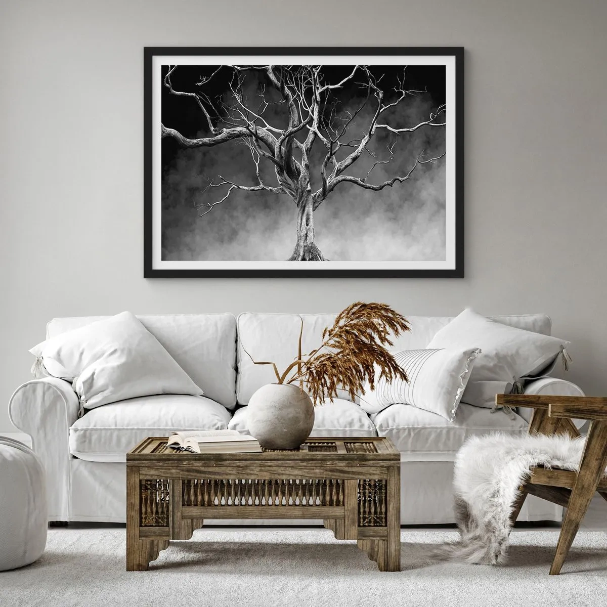 Poster în ramă neagră - Primare și sacre - 70x50 cm