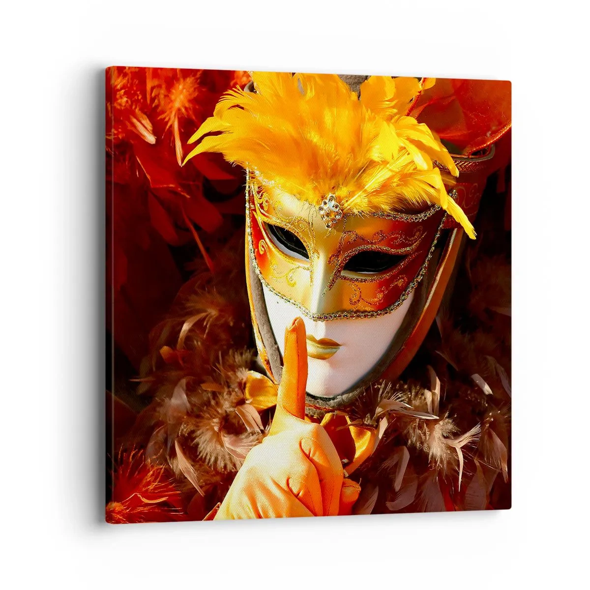 Tablou pe pânză - Misterul face parte din joc - 40x40 cm