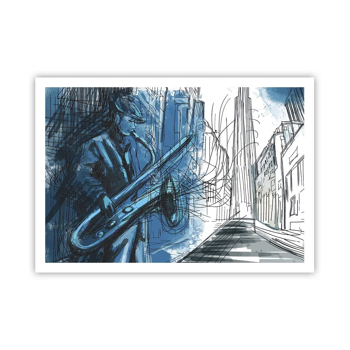Poster - Rapsodie urbană - 100x70 cm