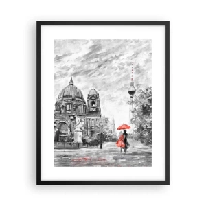 Poster în ramă neagră - Reuniune în Berlin - 40x50 cm
