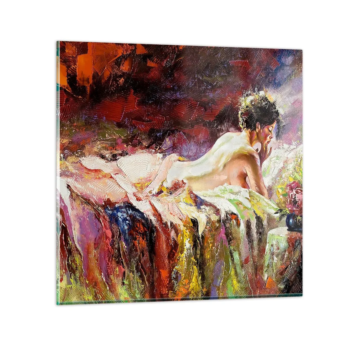 Tablou pe sticlă - Venus în gând - 50x50 cm