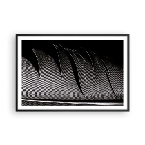 Poster în ramă neagră - Pana - o construcție minunată - 91x61 cm