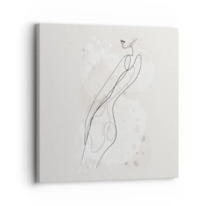 Tablou pe pânză - Să rătăcești cu privirea - 30x30 cm