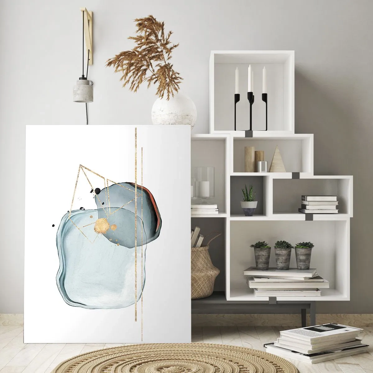 Tablou pe sticlă - Studiul picăturii - 80x120 cm