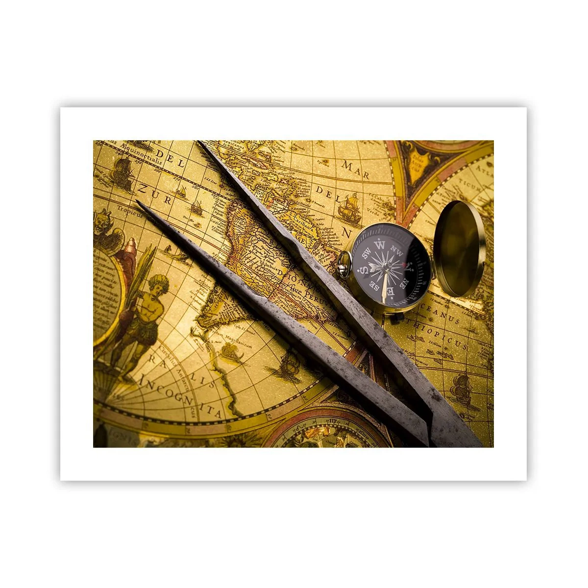 Poster - Unde sunt aceste comori? - 50x40 cm