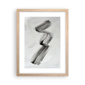 Poster în ramă de stejar deschis - Doar pentru distracție - 30x40 cm