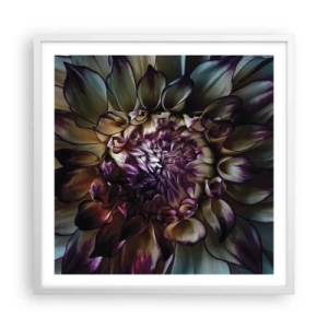 Poster în ramă albă - Înflorirea tinereții - 60x60 cm