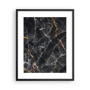 Poster în ramă neagră - Viața interioară a unei pietre - 40x50 cm