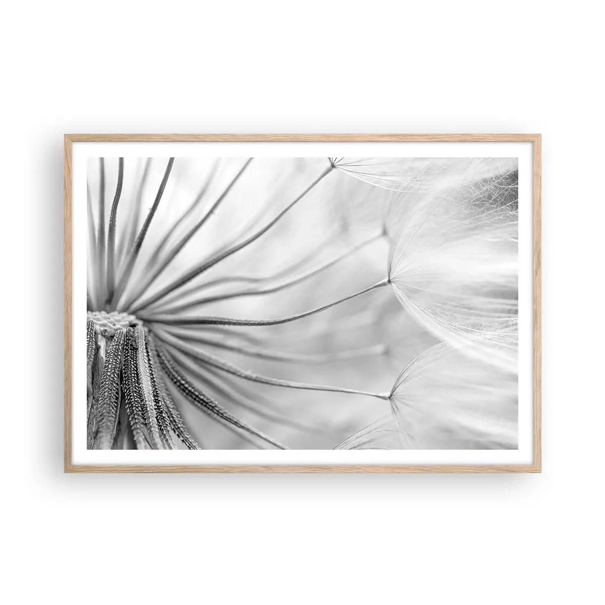 Poster în ramă de stejar deschis - Suflarea zmeilor - 100x70 cm