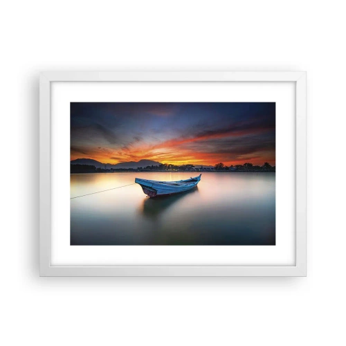 Poster în ramă albă - O noapte bună înainte - 40x30 cm