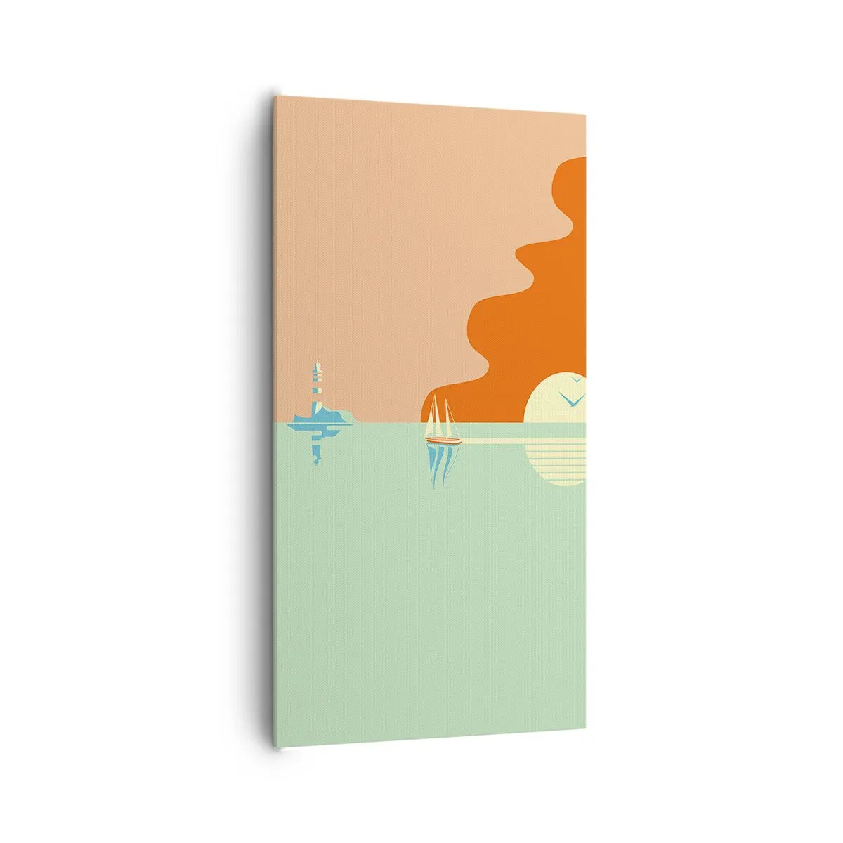 Tablou pe pânză - Peisaj marin perfect - 65x120 cm