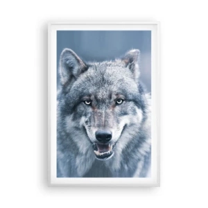 Poster în ramă albă - Accepți provocarea? - 61x91 cm