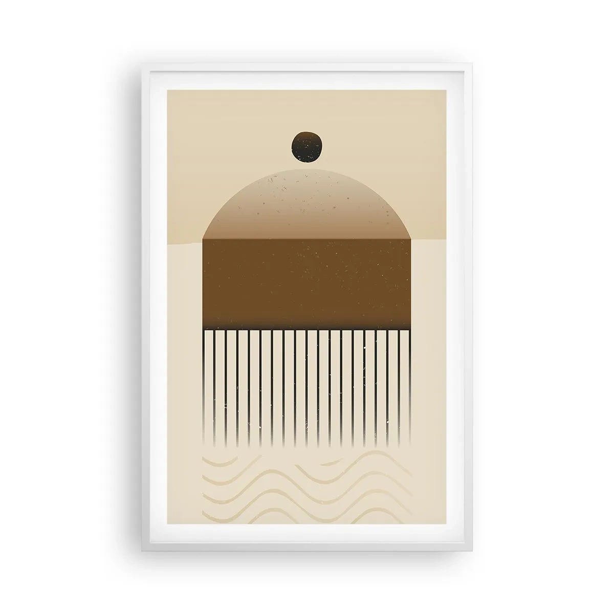 Poster în ramă albă - Stări diferite - 61x91 cm
