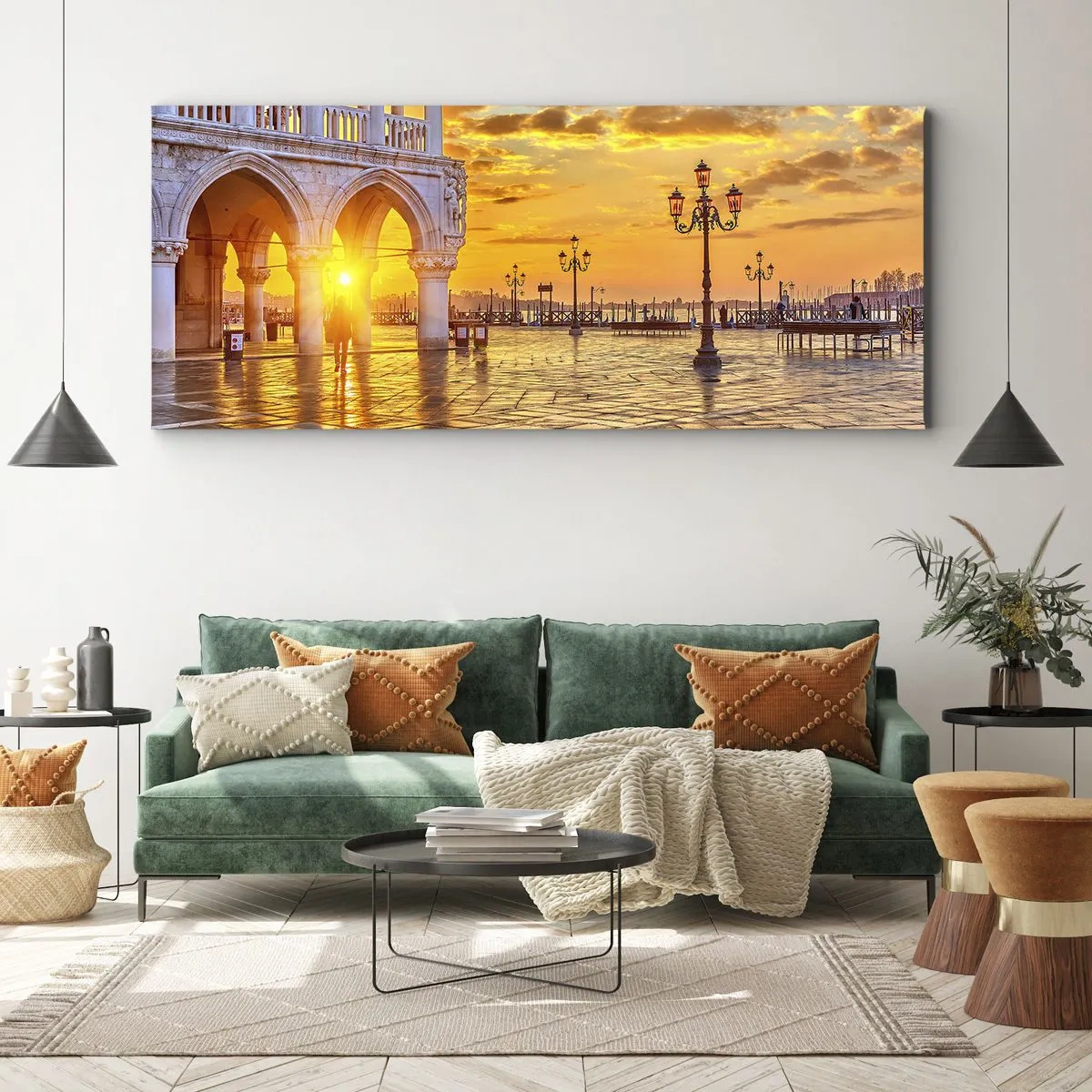 Tablou pe pânză - Unde este toată lumea? - 100x40 cm