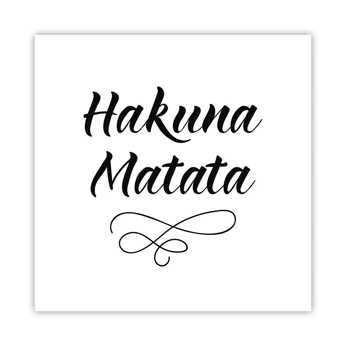 Poster - Cel mai bun sfat - 40x40 cm