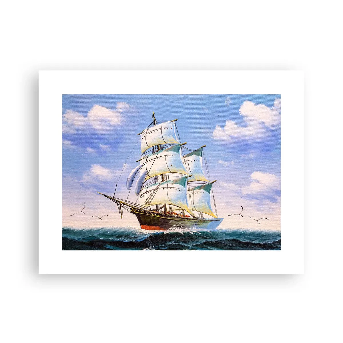 Poster - Cu mândrie în vânt - 40x30 cm