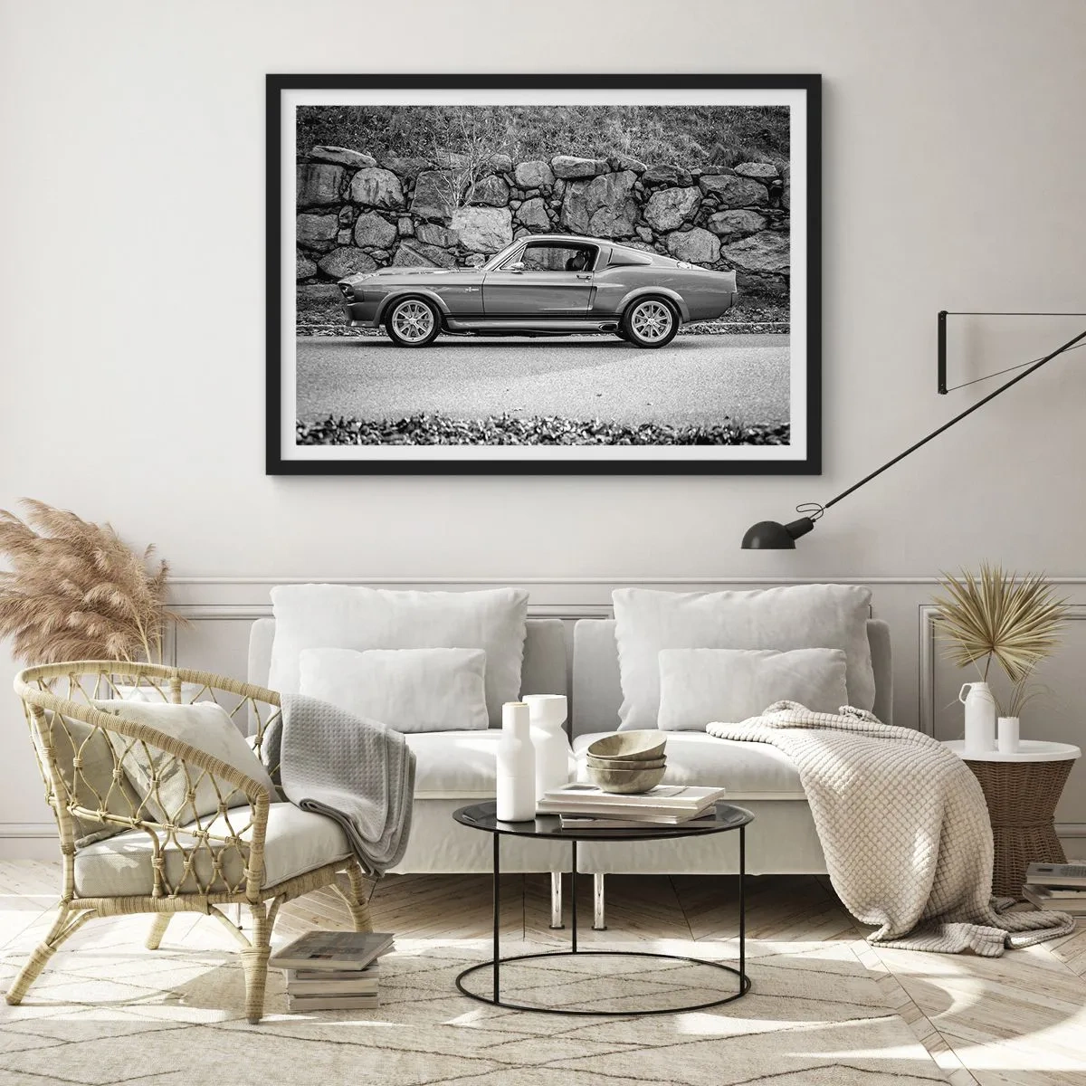Poster în ramă neagră - Legenda anilor '60. - 70x50 cm